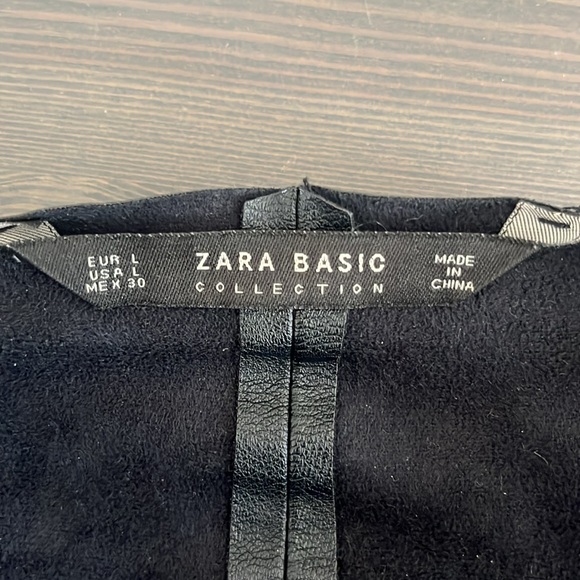 Zara Faux Leather Blazer - Picture 4 of 5